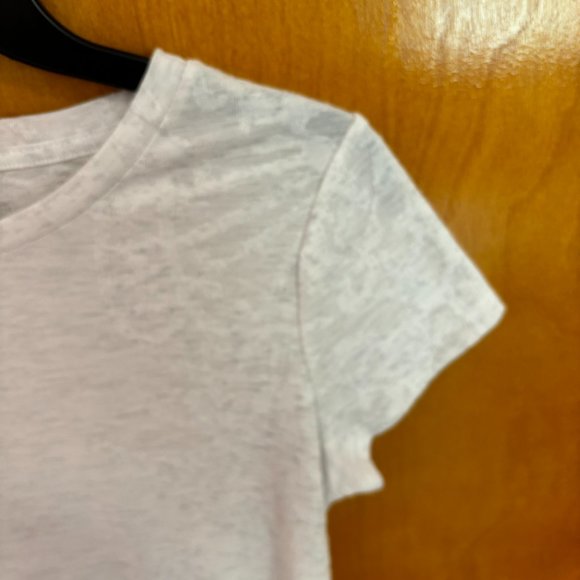 Simply Vera Vera Wang Women’s White Floral Short Sleeve Top PXS - Picture 5 of 13